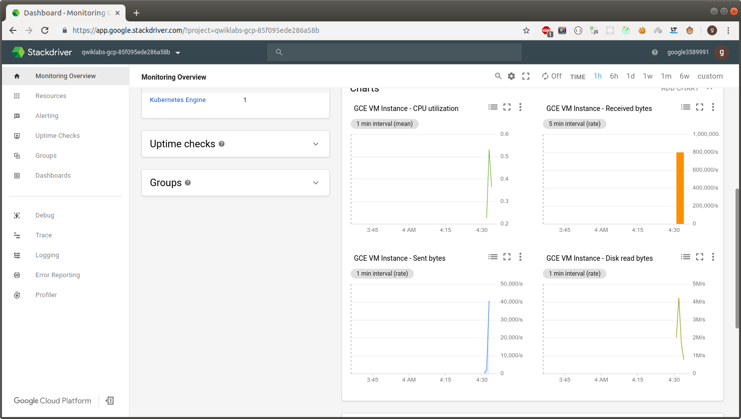 Monitoring with Stackdriver on Kubernetes Engine