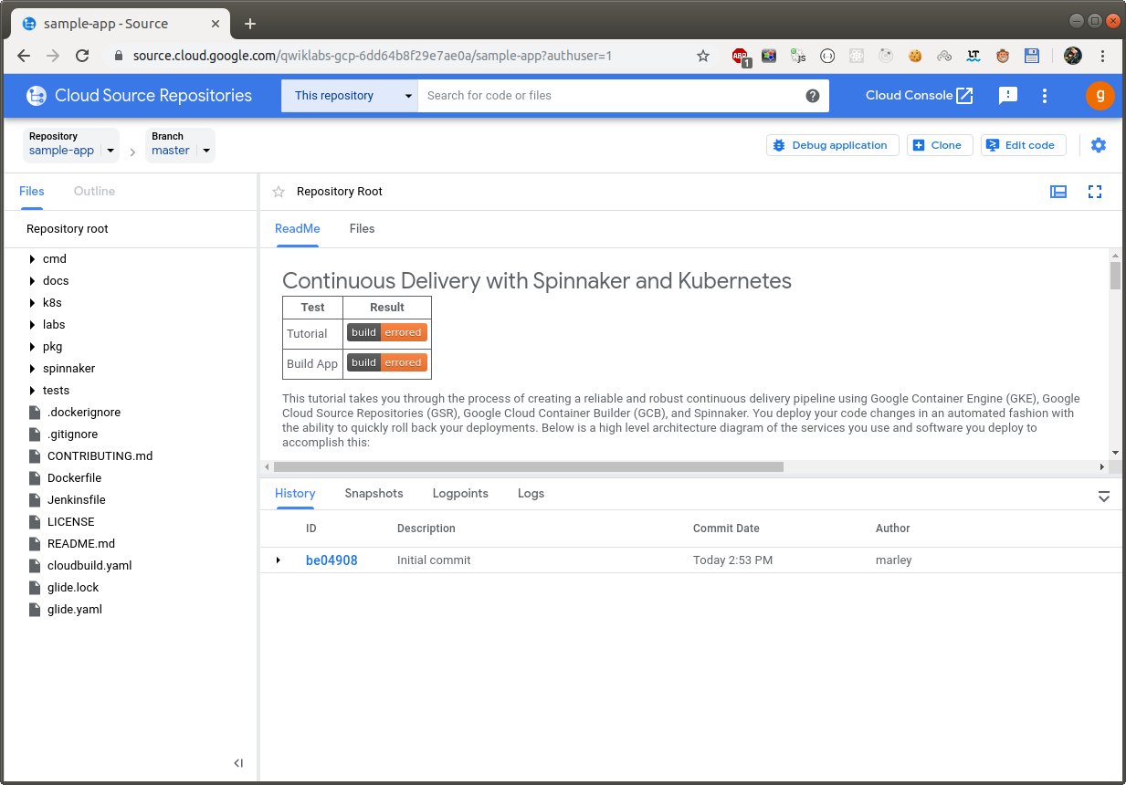 Continuous Delivery Pipelines with Spinnaker and Kubernetes Engine